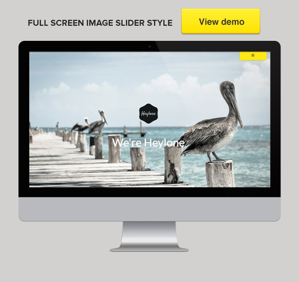 Full screen slider