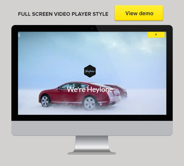 Full screen video